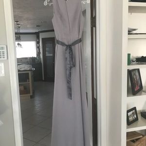 Silver bridesmaid or formal dress